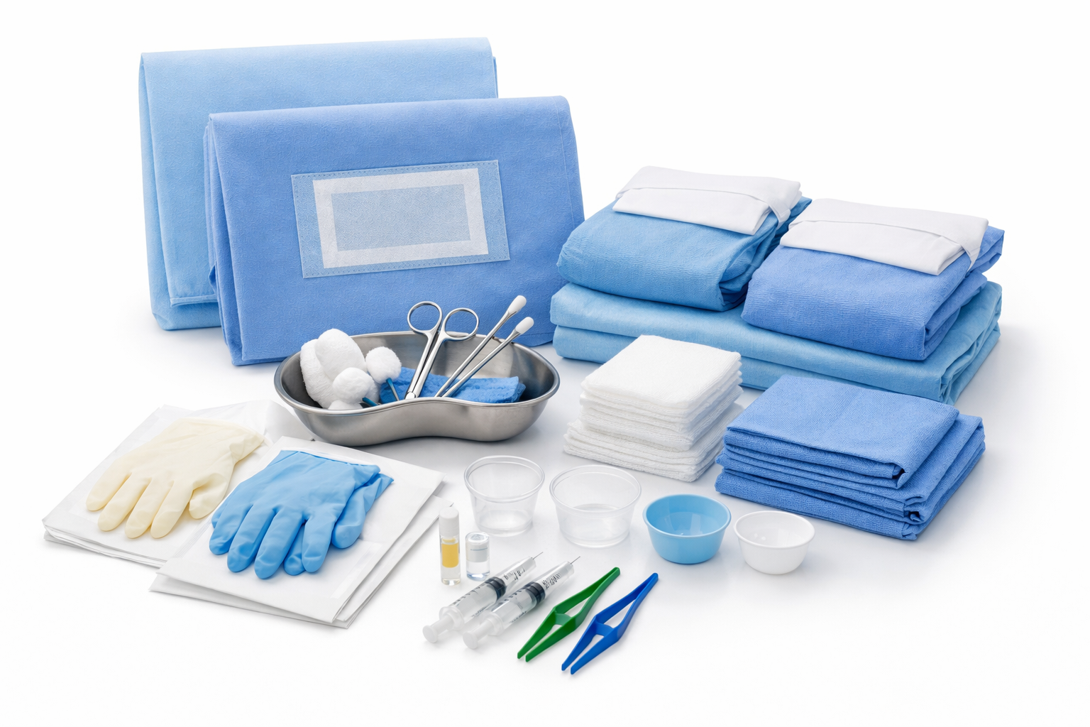 Custom Procedure Trays - complete steriele chirurgische sets